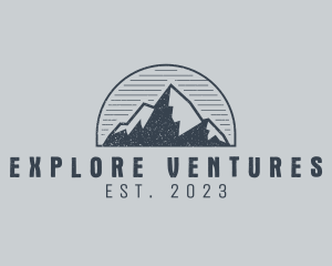 Rustic Mountain Summit logo design