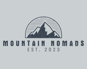 Rustic Mountain Summit logo design