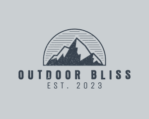 Rustic Mountain Summit logo design