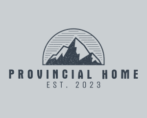 Rustic Mountain Summit logo design