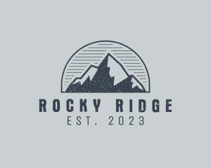 Rustic Mountain Summit logo design