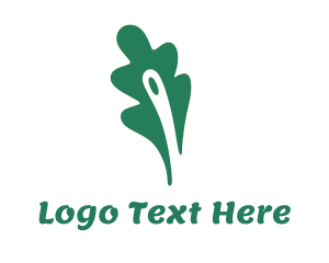 Green Fern Leaf logo