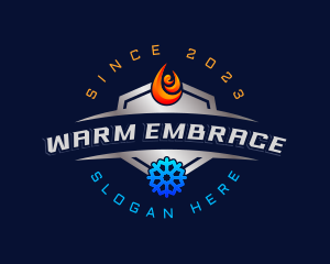 Fire Ice Ventilation logo design