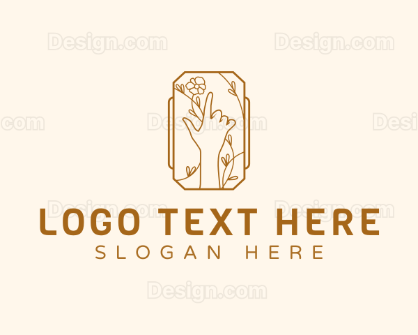 Elegant Floral Boutique Logo