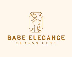 Elegant Floral Boutique logo design