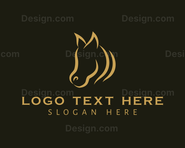 Horse Equine Animal Logo