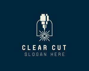 Industrial Laser Cutter logo design