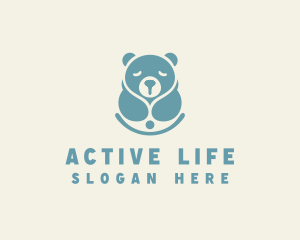 Bear Animal Veterinary Logo