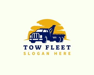 Tow Truck Vehicle logo