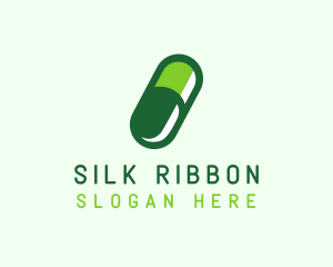 Organic Medical Pill  logo design