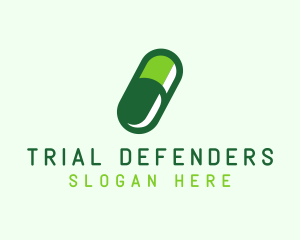 Organic Medical Pill  logo design