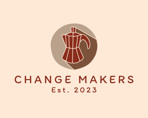 Retro Coffee Maker  logo design