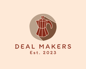 Retro Coffee Maker  logo design