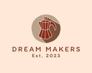 Retro Coffee Maker  logo design