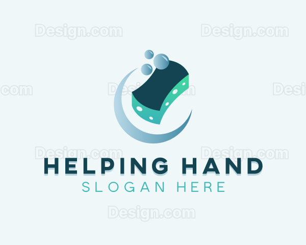 Bubble Sponge Cleaning Logo