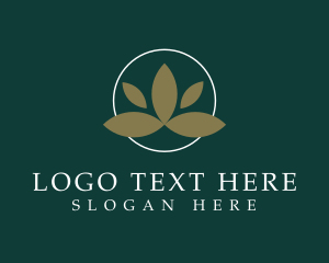 Lotus Flower Leaf logo