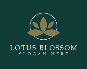 Lotus Flower Leaf logo