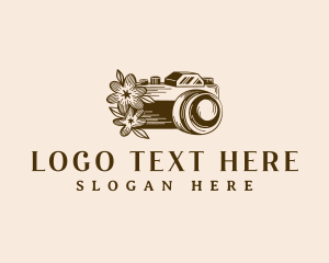 Camera Floral Photoshoot logo
