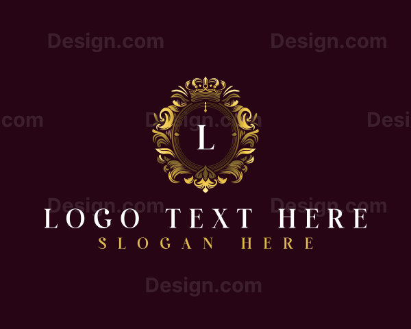 Elegant Flower Crest Logo