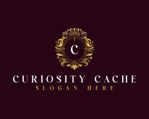 Elegant Flower Crest logo design