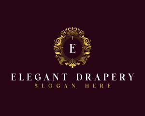 Elegant Flower Crest logo design