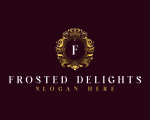 Elegant Flower Crest logo design