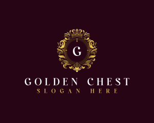 Elegant Flower Crest logo design