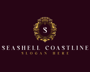 Elegant Flower Crest logo design