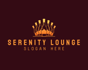 Bottle Bar Beverage logo design