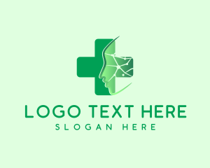 Green Human Cross logo
