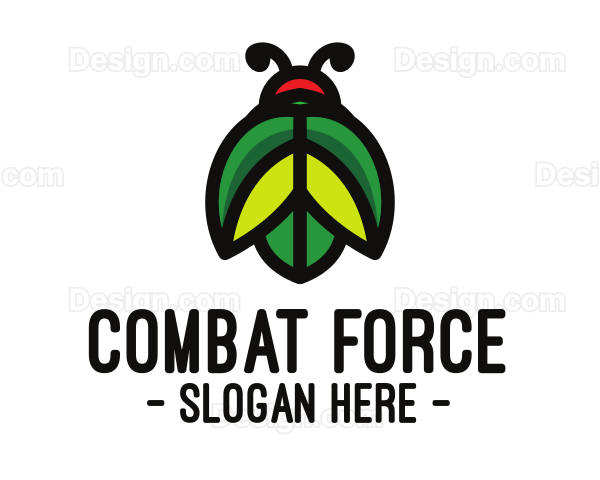 Green Leaf Beetle Logo