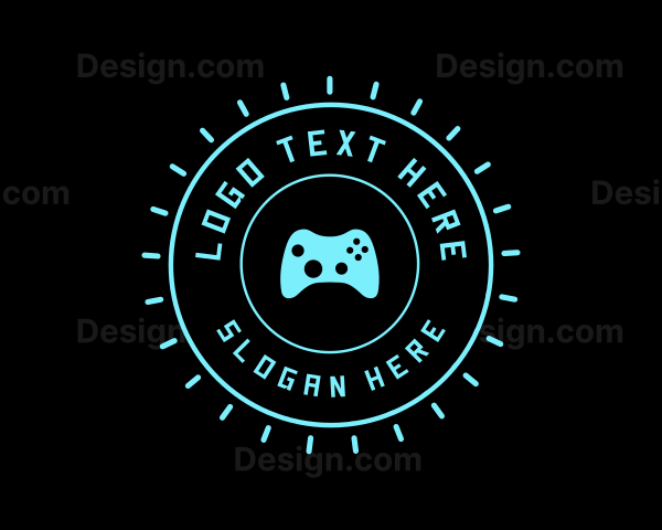 Gaming Joystick Console Logo