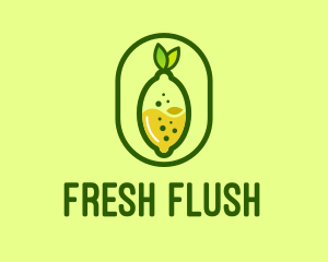 Fresh Lemon Juice  logo design