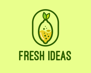 Fresh Lemon Juice  logo design