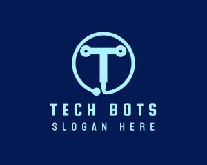 Tech Circuit Welder Tool logo design