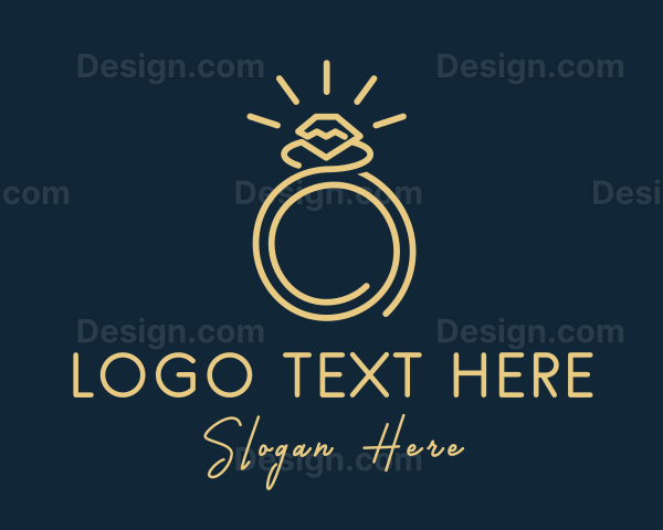 Yellow Diamond Ring Logo