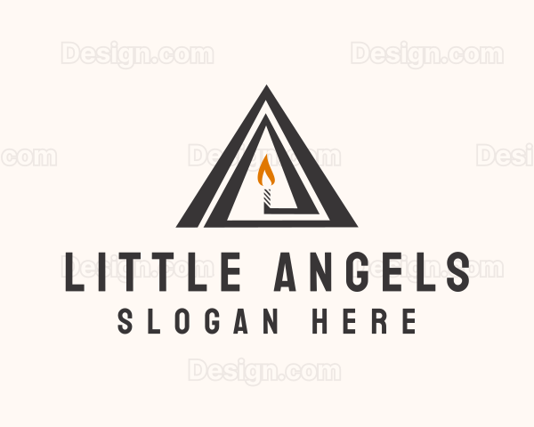 Black Triangle Candle Logo