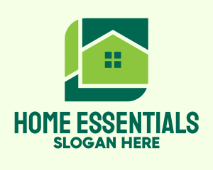 Green Home Property logo design