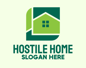 Green Home Property logo design