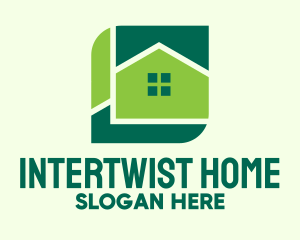 Green Home Property logo design