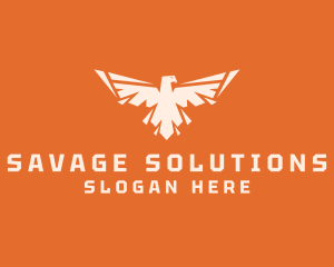 Spread Wings Eagle logo design