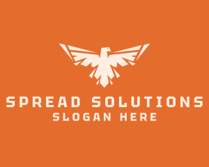 Spread Wings Eagle logo design