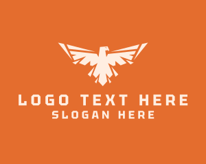 Soaring - Spread Wings Eagle logo design