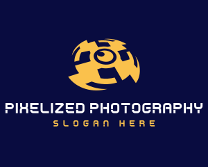 Drone Camera Tech logo design