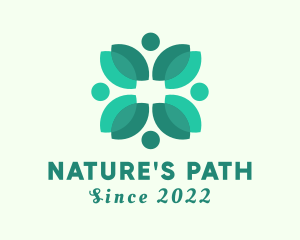 Natural Wellness Leaf logo design