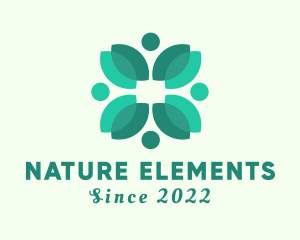 Natural Wellness Leaf logo design