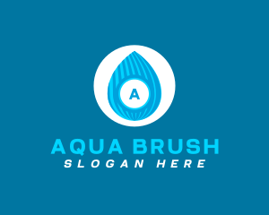 Water Droplet Distillery  logo design