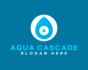 Water Droplet Distillery  logo design