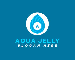 Water Droplet Distillery  logo design