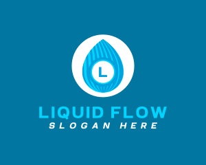 Water Droplet Distillery  logo design